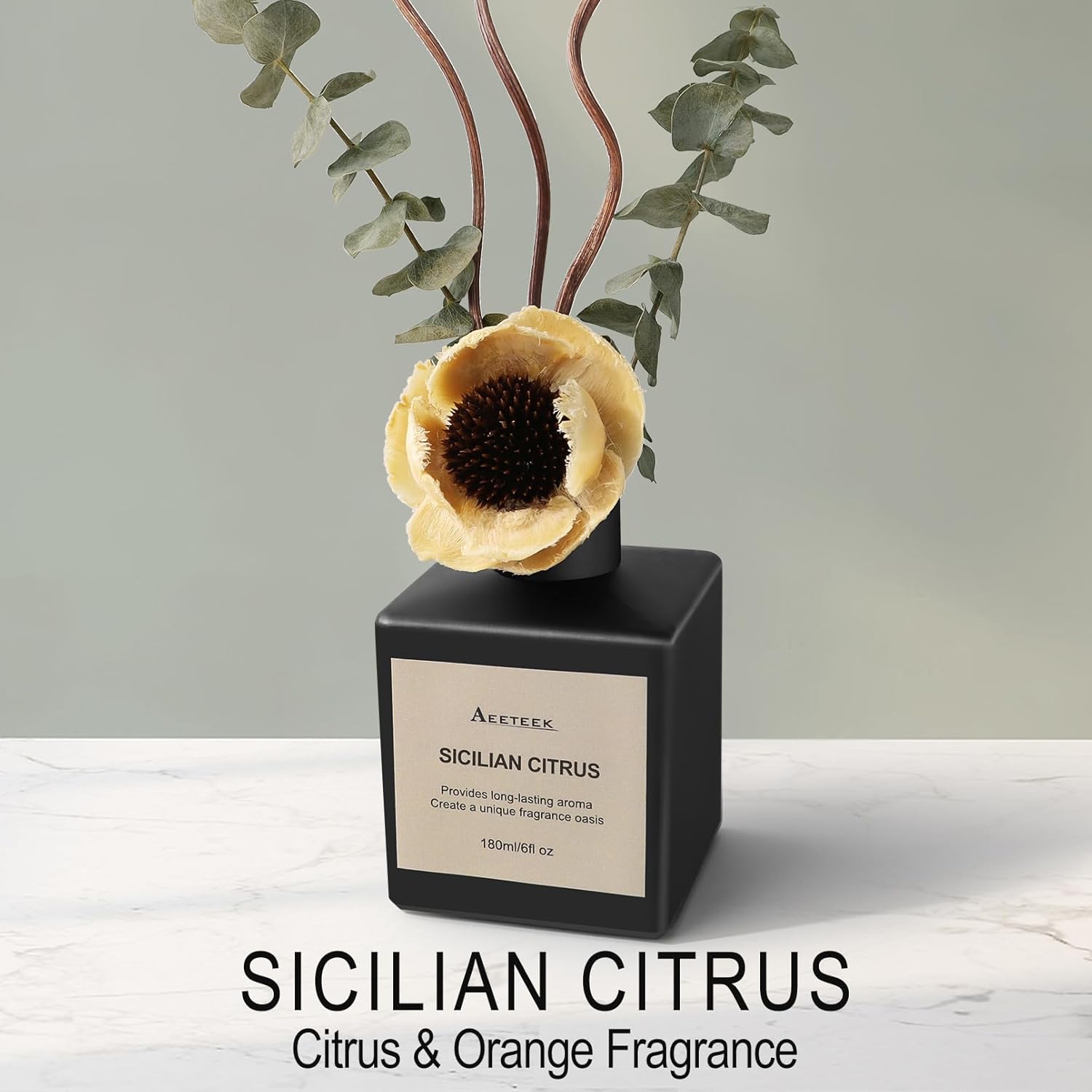 Sicilian Citrus Sweet Orange Reed Diffuser Set