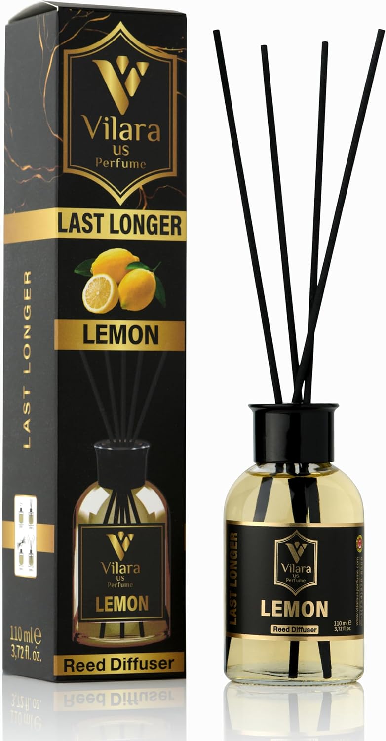 Lemon Reed Diffuser Set - Fresh Scented Diffusers