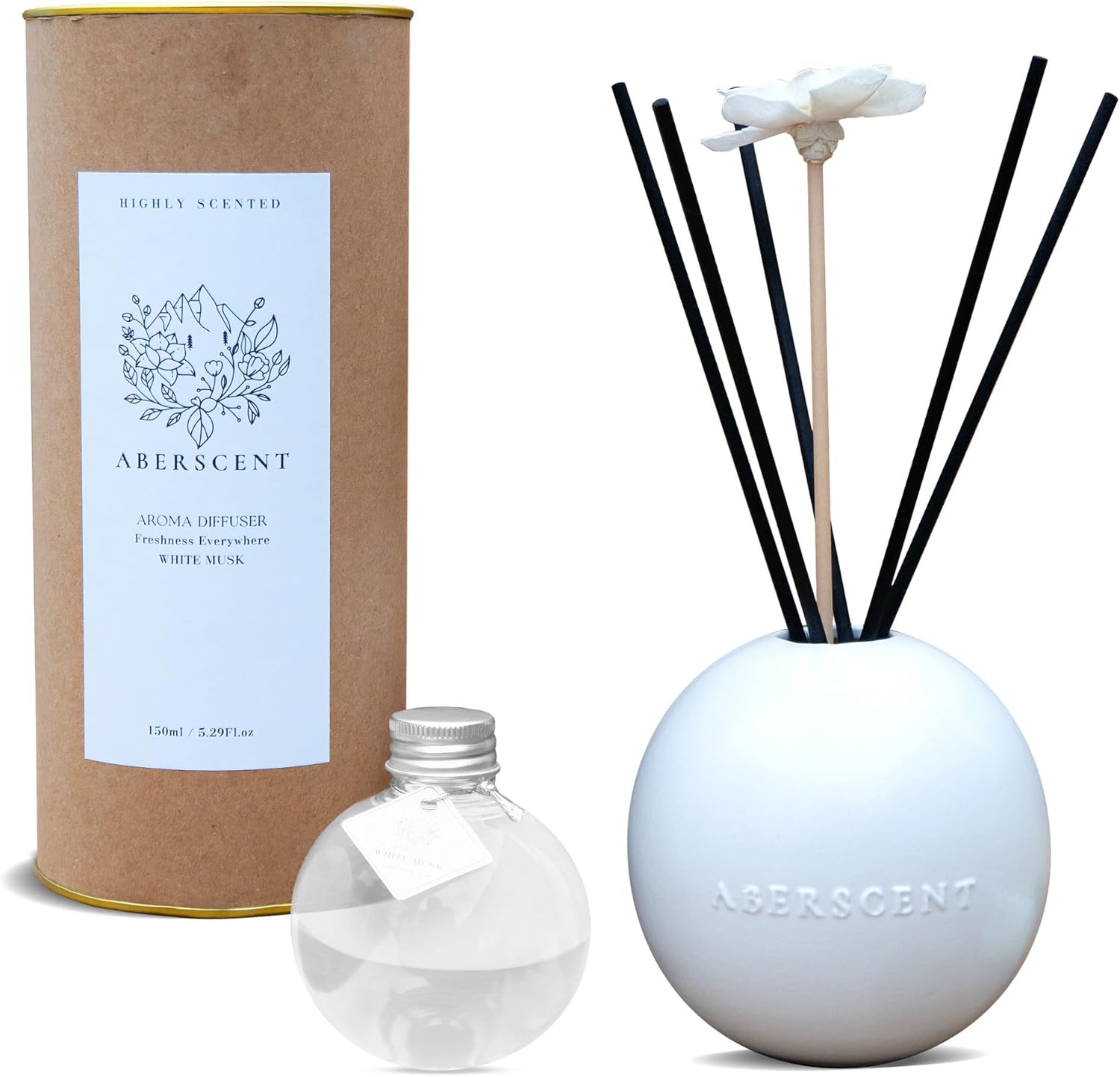 Luxury Reed Diffuser Set White Musk 507oz