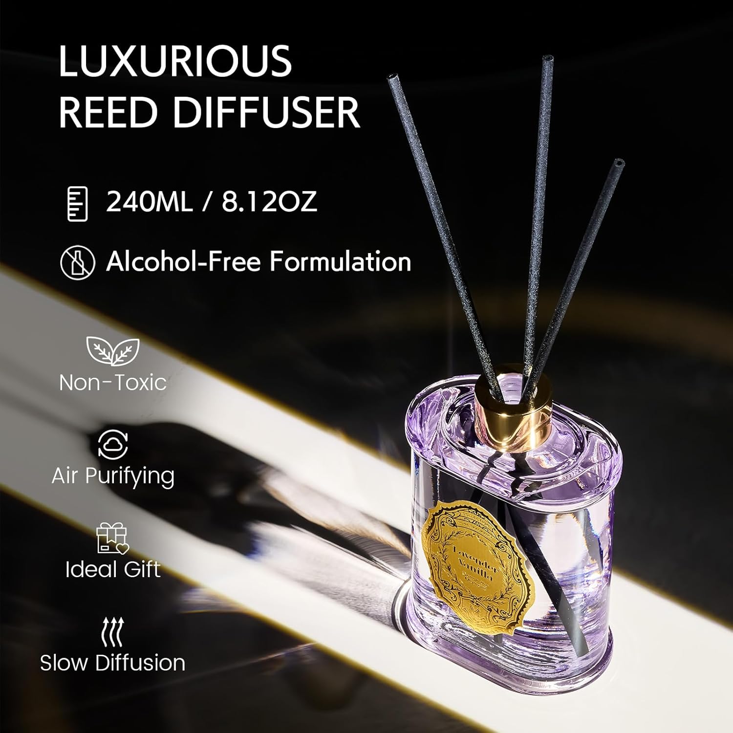MSENSE 84 oz Large Reed Diffuser Set