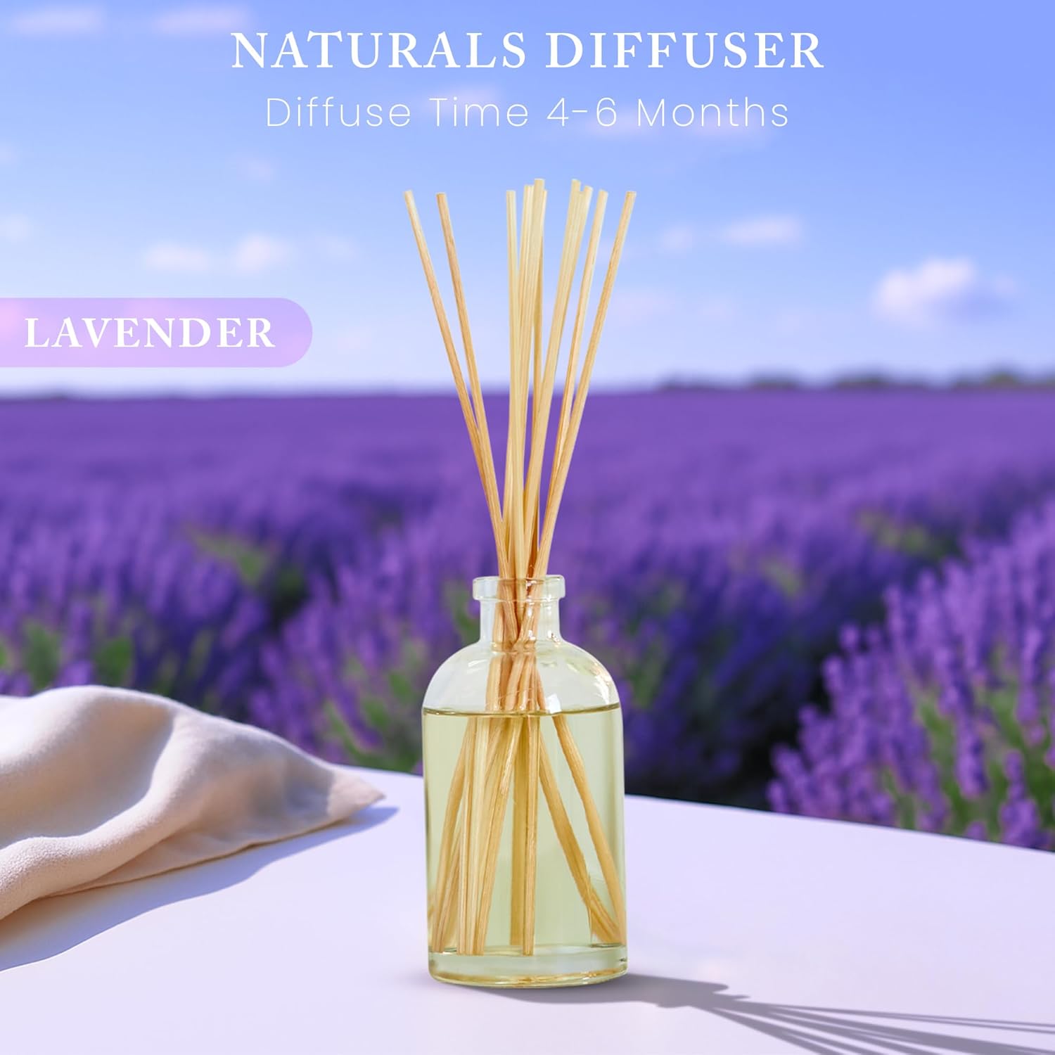 Hillhouse Naturals Lavender Reed Diffuser Set