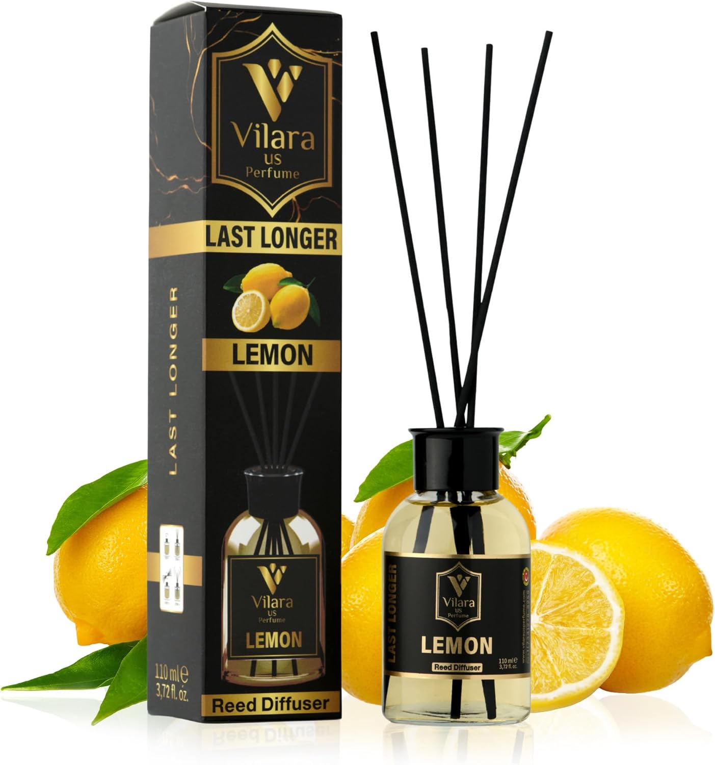 Lemon Reed Diffuser Set - Fresh Scented Diffusers