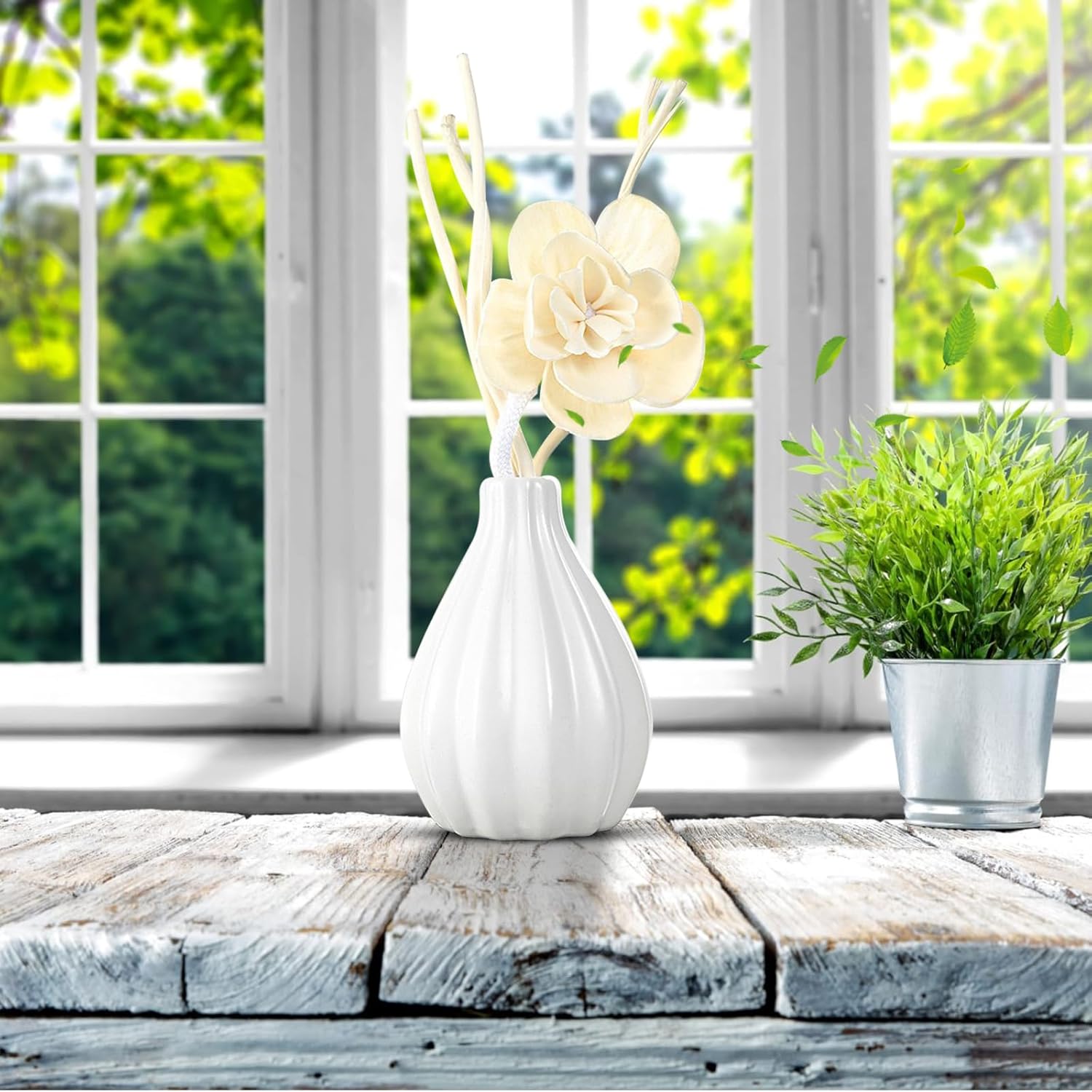 Elegant Jasmine Bouquet Reed Diffuser Set