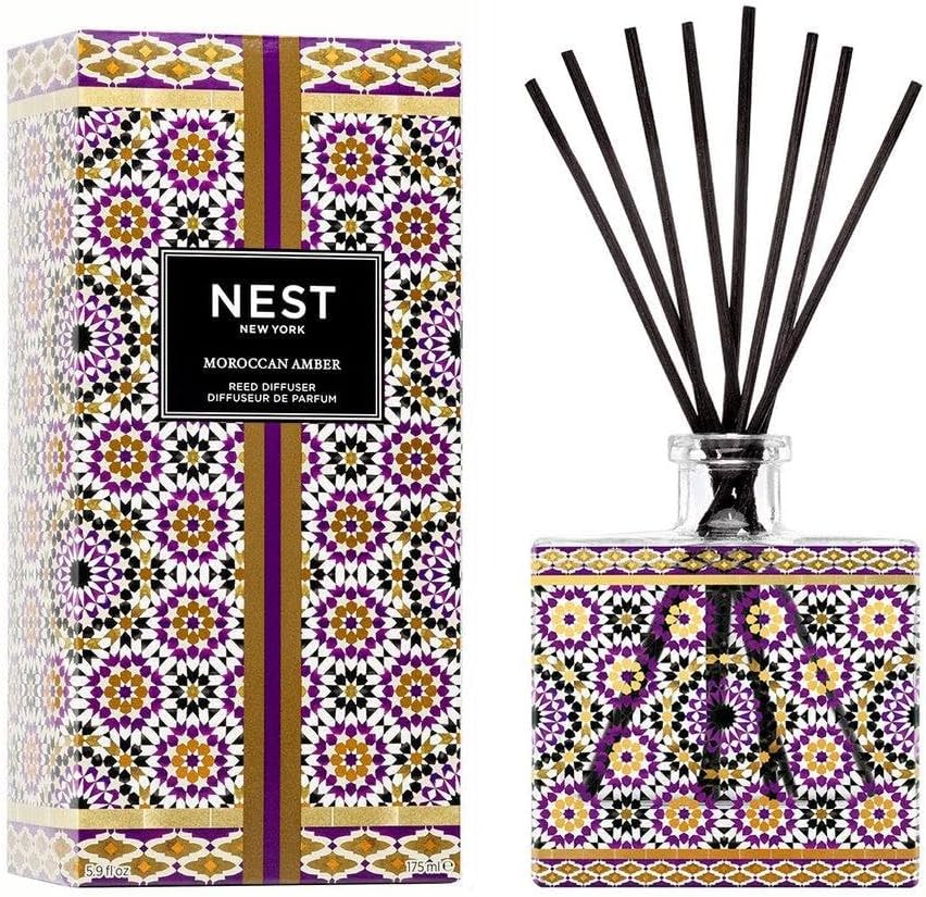 NEST New York Moroccan Amber Reed Diffuser Set