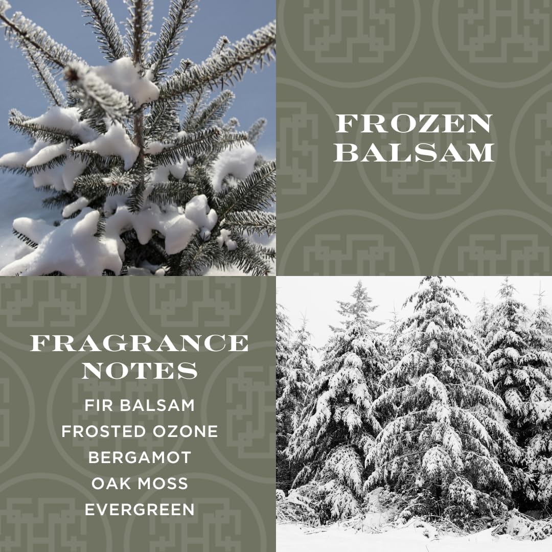 HomeWorx Frozen Balsam Reed Diffuser Set