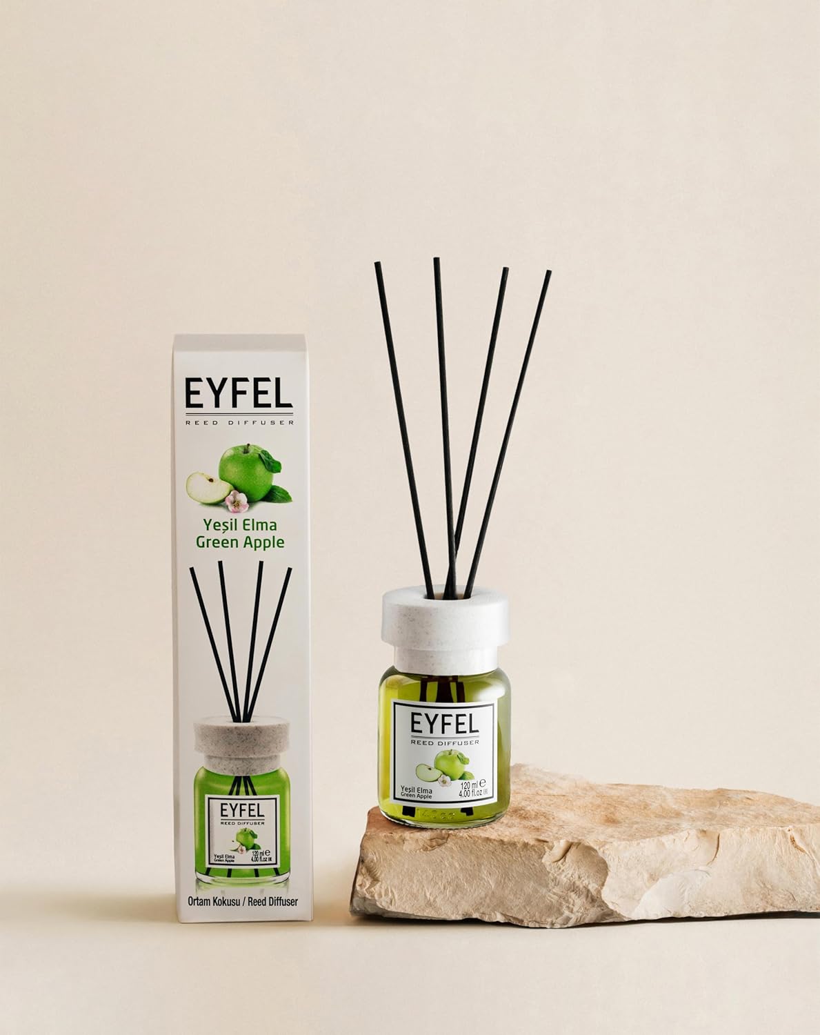 EYFEL Green Apple Reed Diffuser Set 405 fl oz