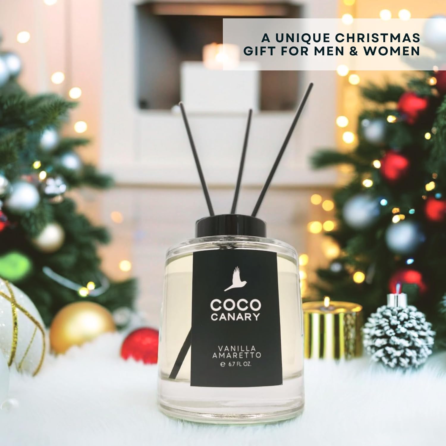 Coco Canary 67 Oz Reed Diffuser Vanilla Amaretto