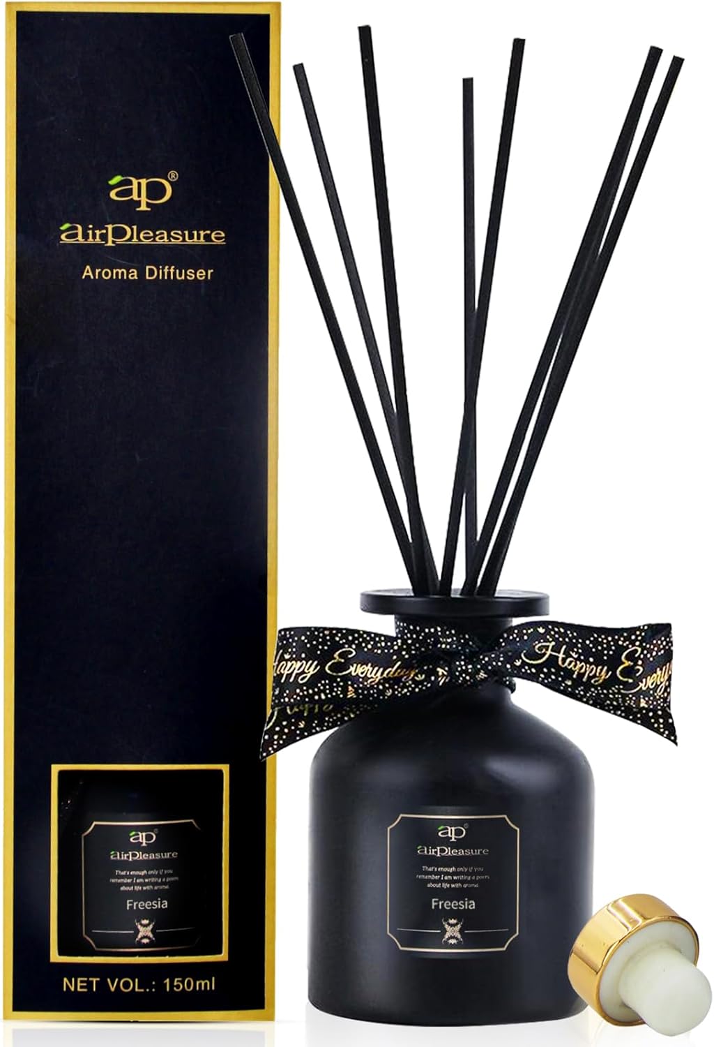 Freesia Reed Diffuser Set with 8 Scent Sticks