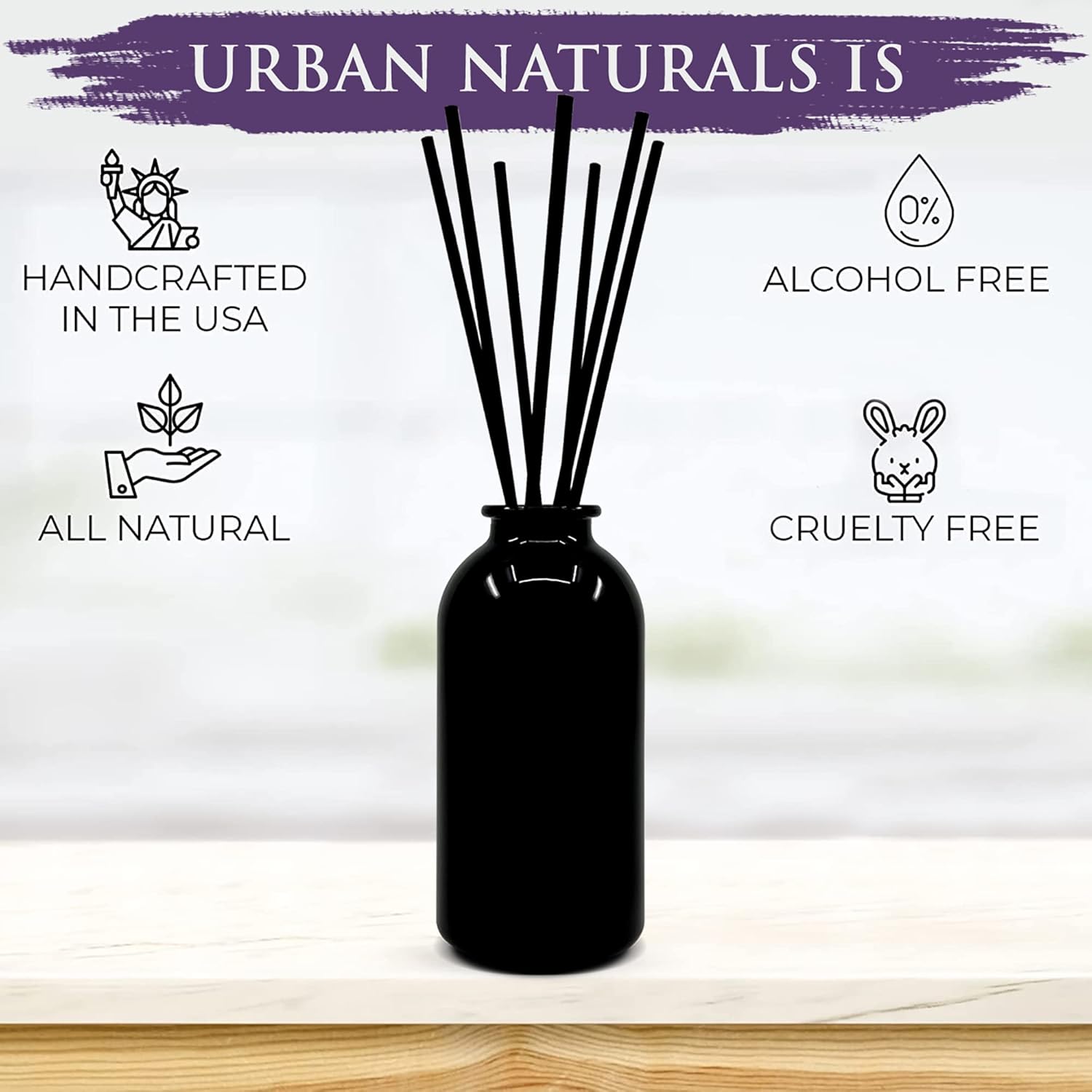 Urban Naturals Lavender Cedarwood Reed Diffuser Set