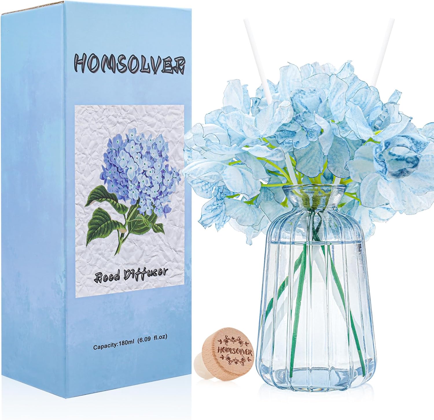 Homsolver Reed Diffuser Set for Home Decor