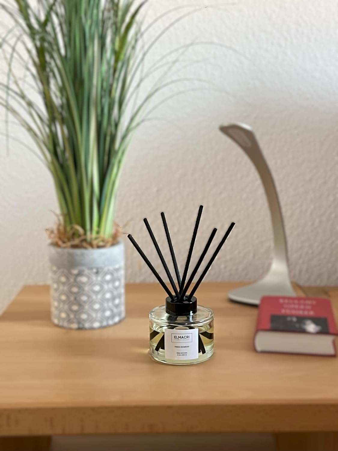 ELMACRI Fresh Bamboo Reed Diffuser Set 200ml