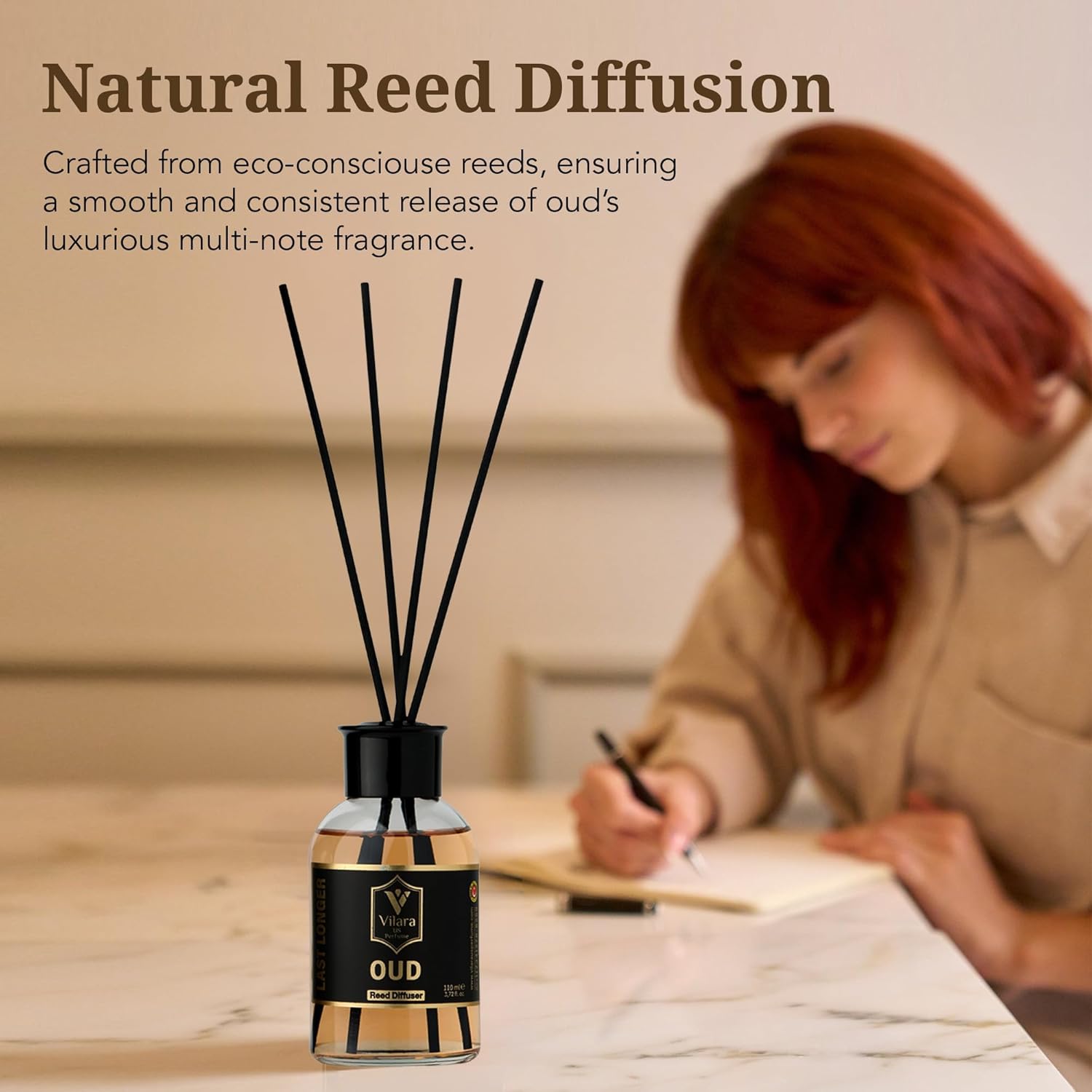 Vilara US Perfume Reed Diffuser Set Pack of 3 Mango Oud Istanbul