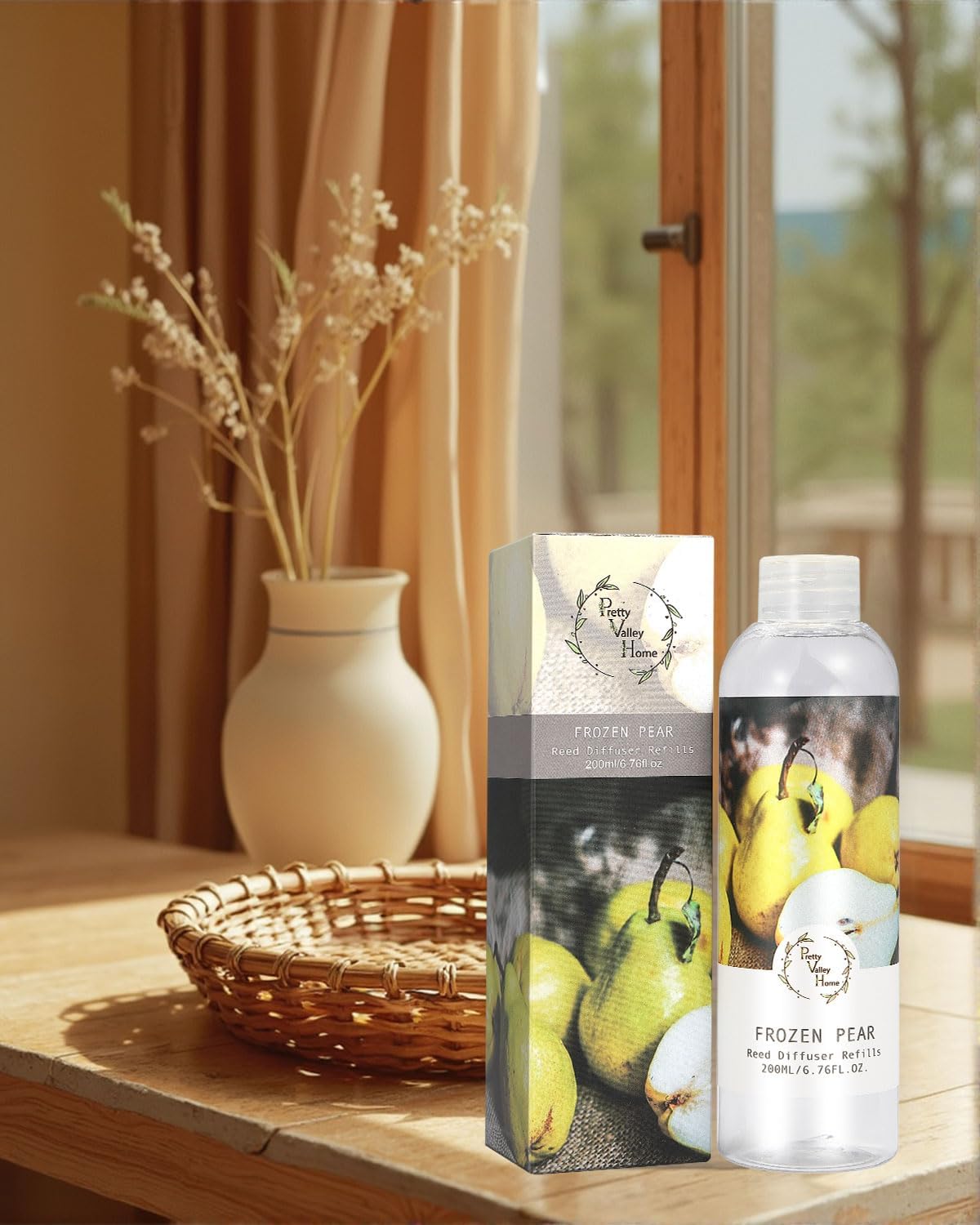 Pretty Valley Home Reed Diffuser Refill Frozen Pear