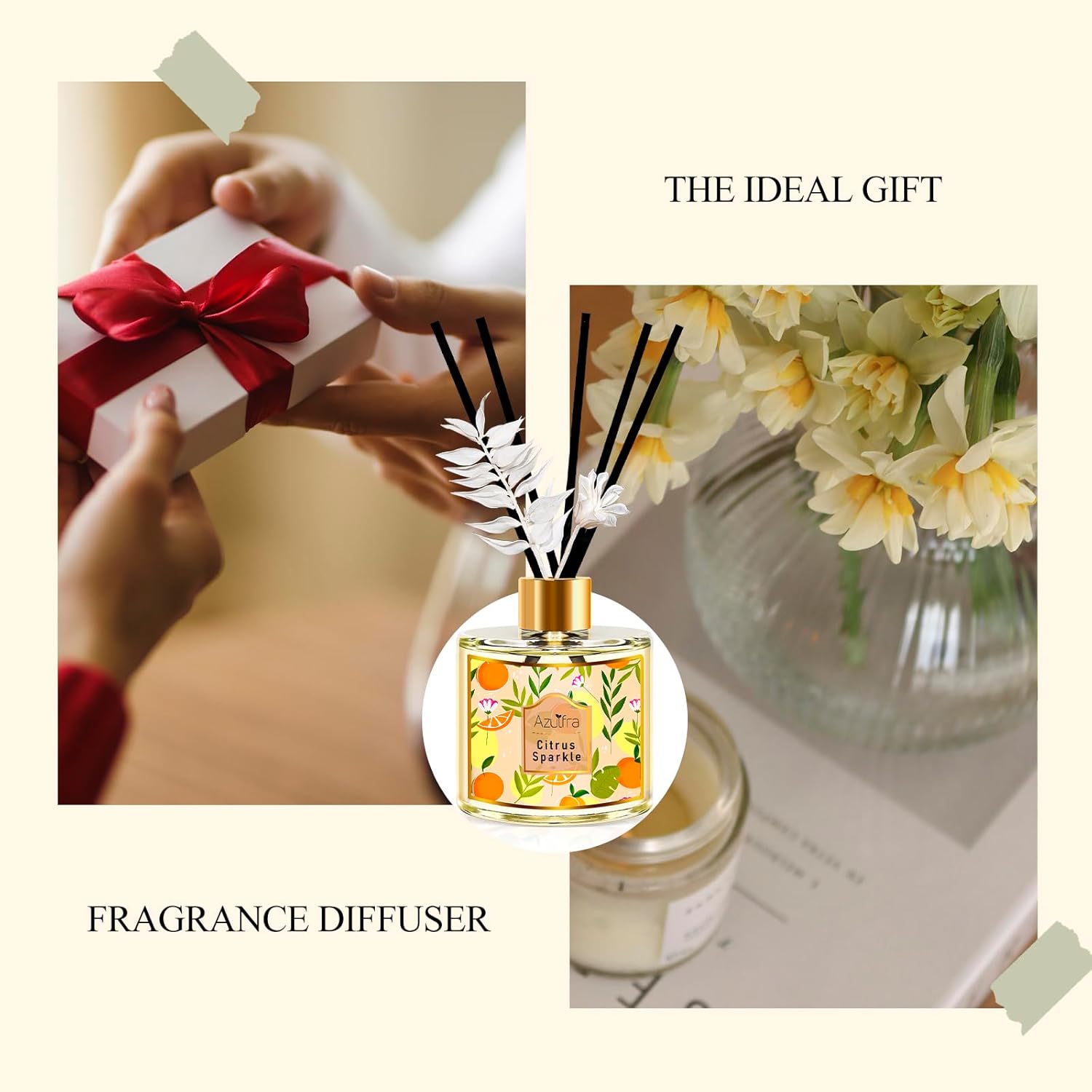 Citrus Scented Reed Diffuser Set 67oz