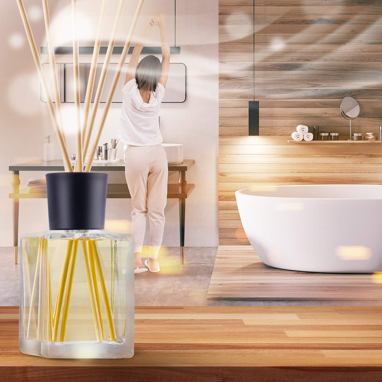 Lemongrass Reed Diffuser 17 Fl Oz - Fresh and Long Lasting