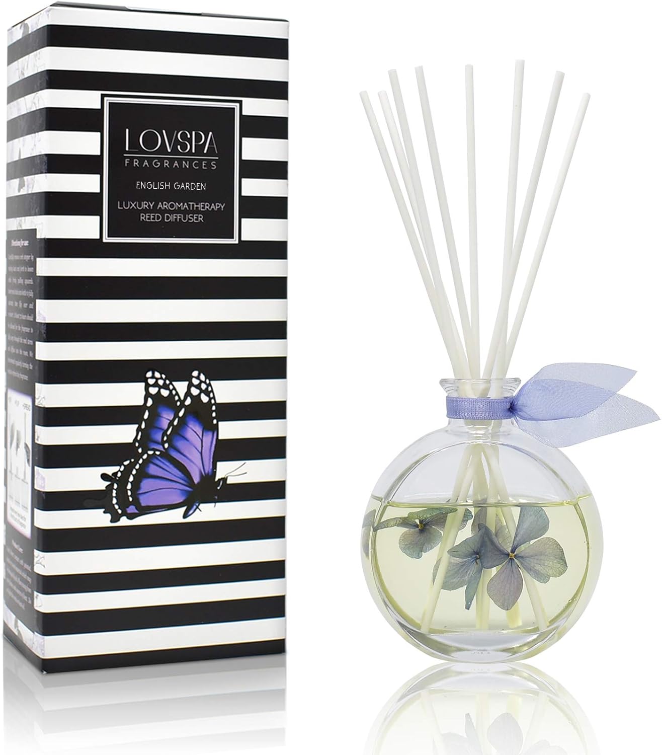 LOVSPA English Garden Reed Diffuser Set