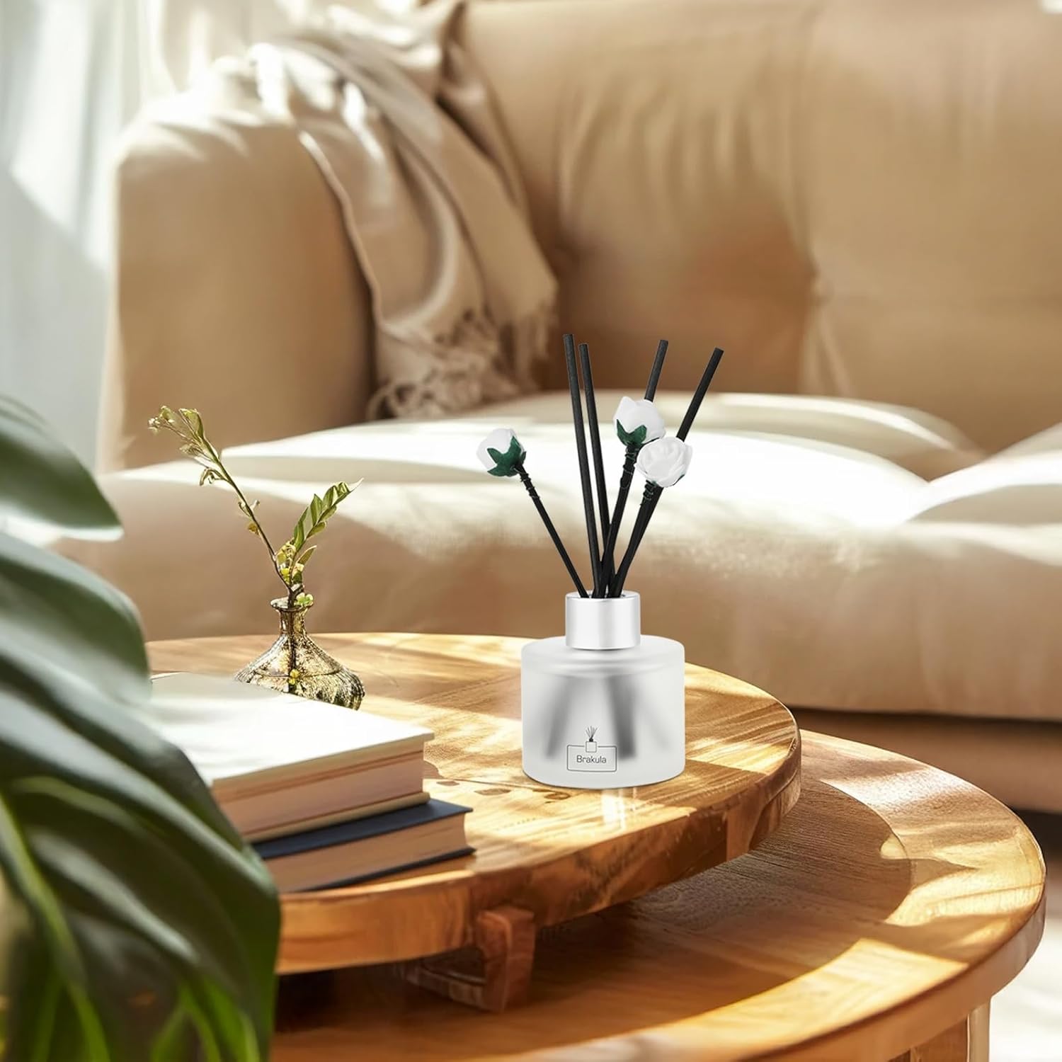 Brakula Reed Diffuser Set Black Vanilla