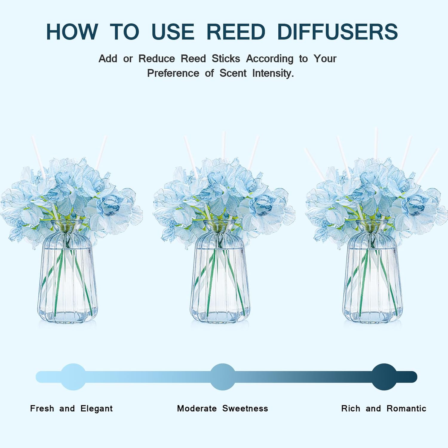 Homsolver Reed Diffuser Set for Home Decor