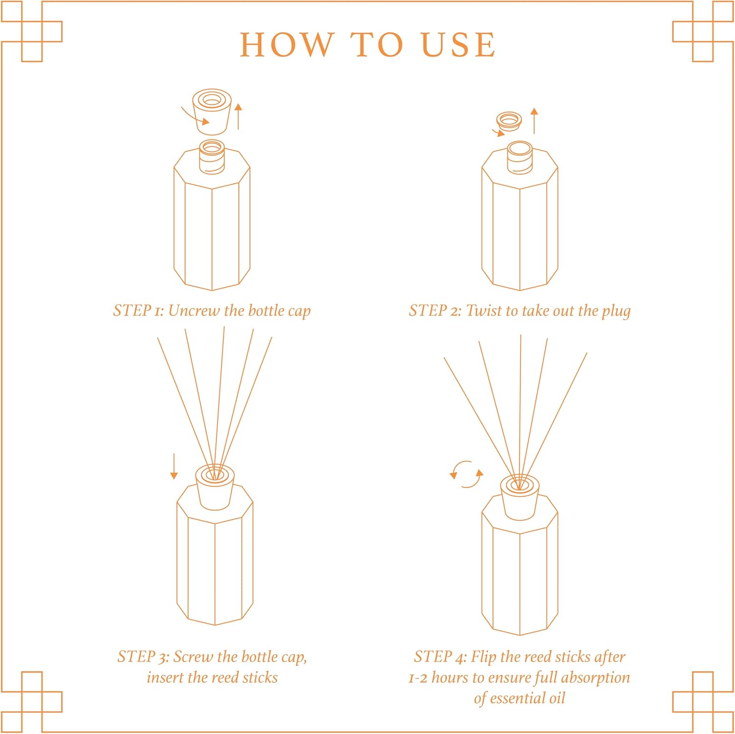 Aeviva Citrus Reed Diffuser Set 200ml Home Fragrance