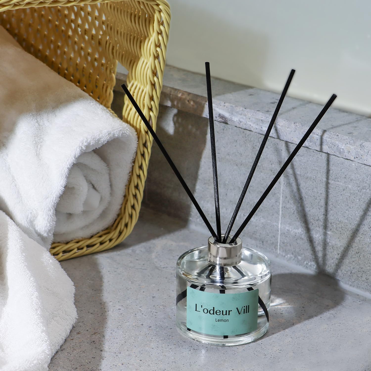 Lodeur Vill Reed Diffuser Set - Lemon Scented