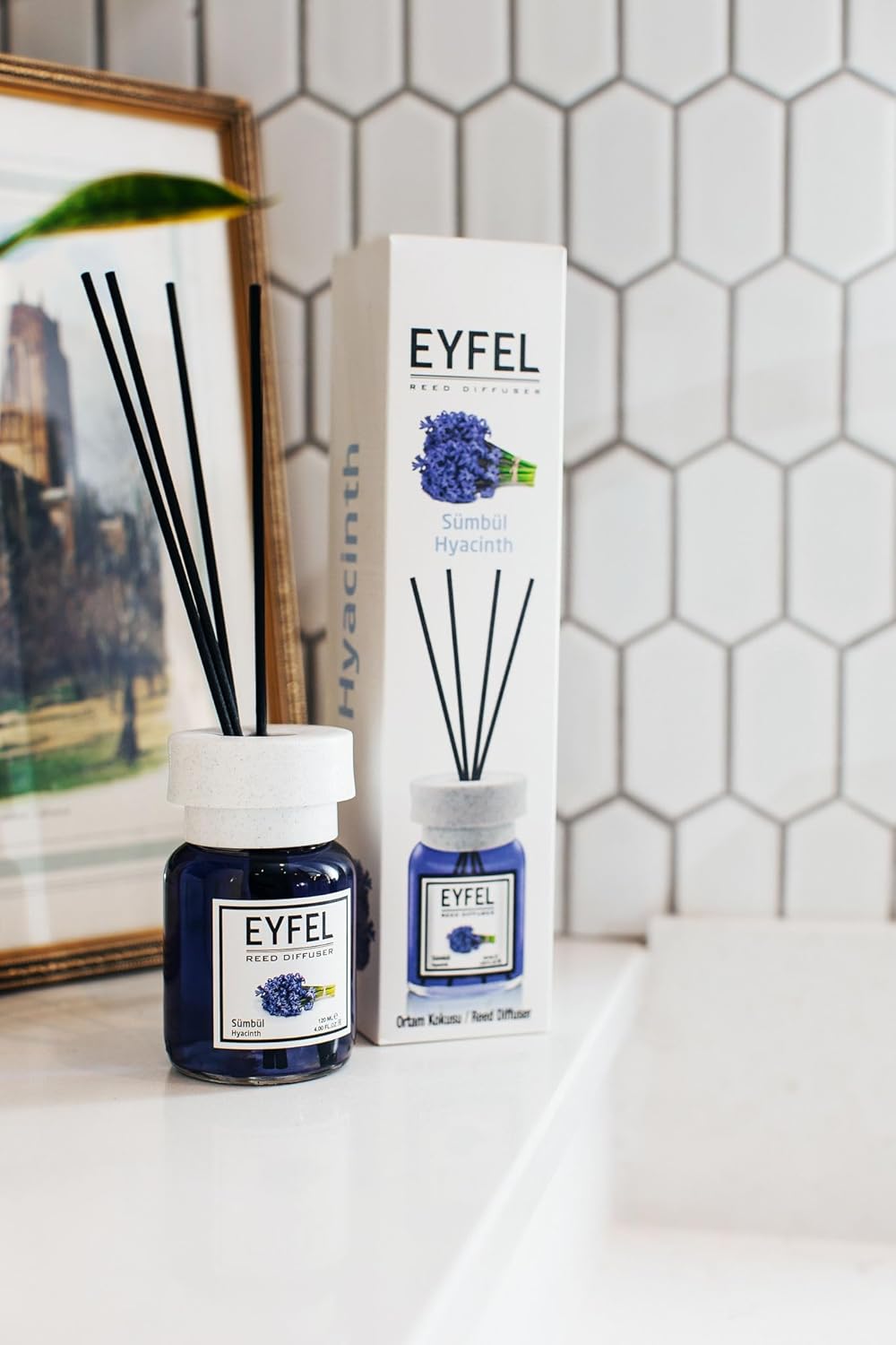 EYFEL Reed Diffusers Hyacinth 405 Fl Oz Luxury Home Fragrance