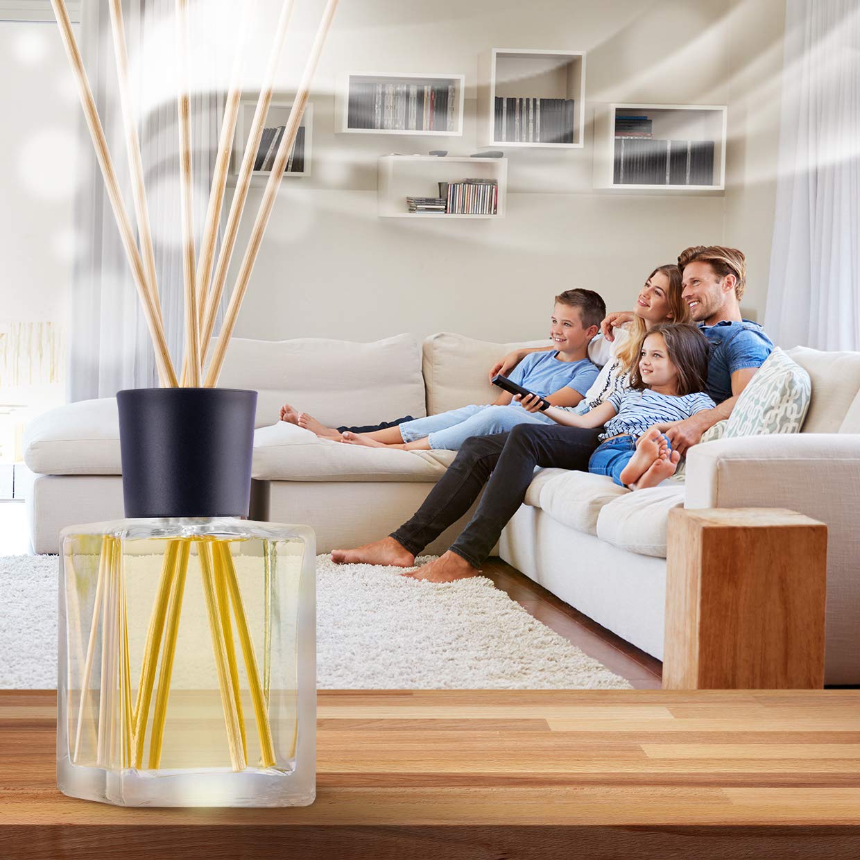 Lemongrass Reed Diffuser 17 Fl Oz - Fresh and Long Lasting