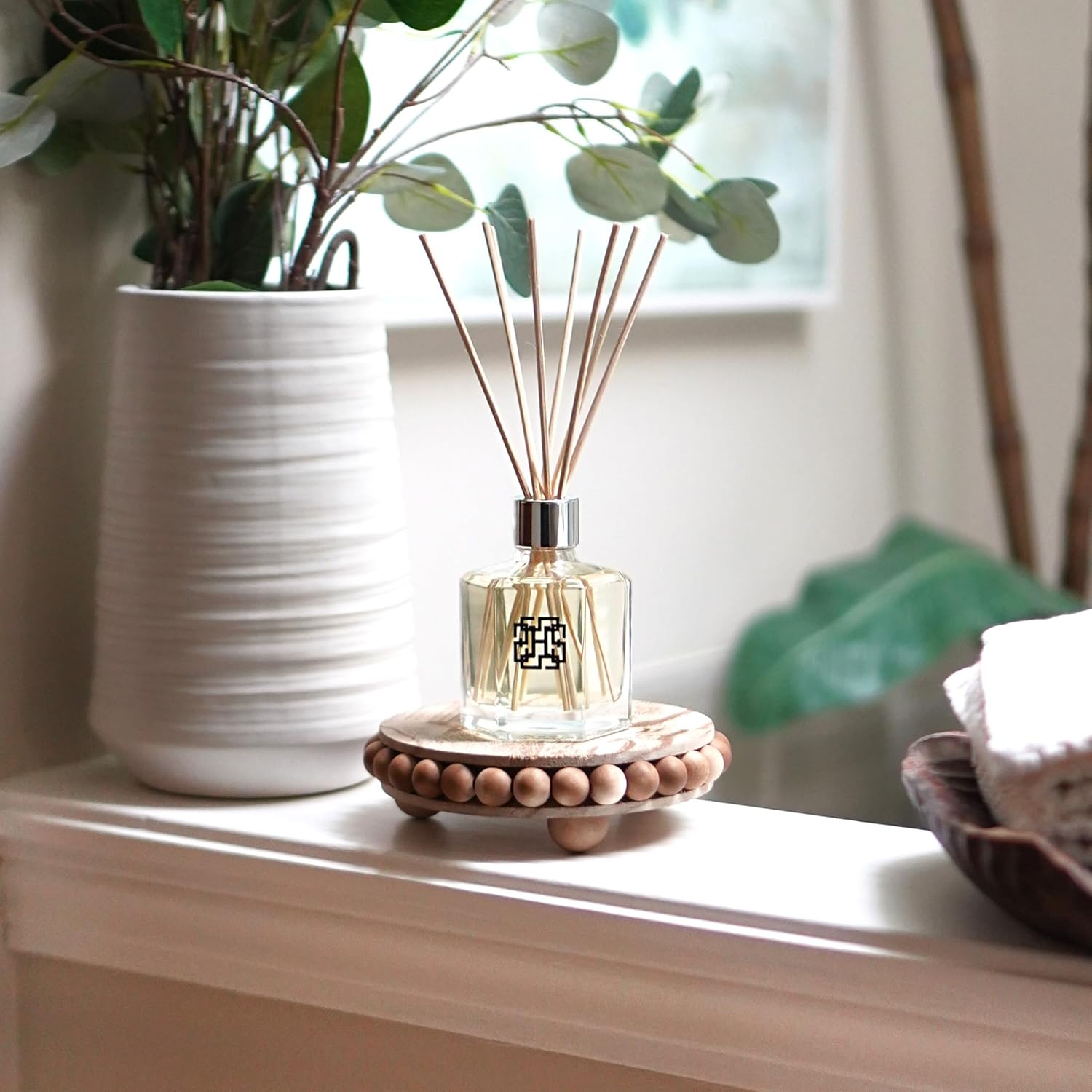 HomeWorx Frozen Balsam Reed Diffuser Set