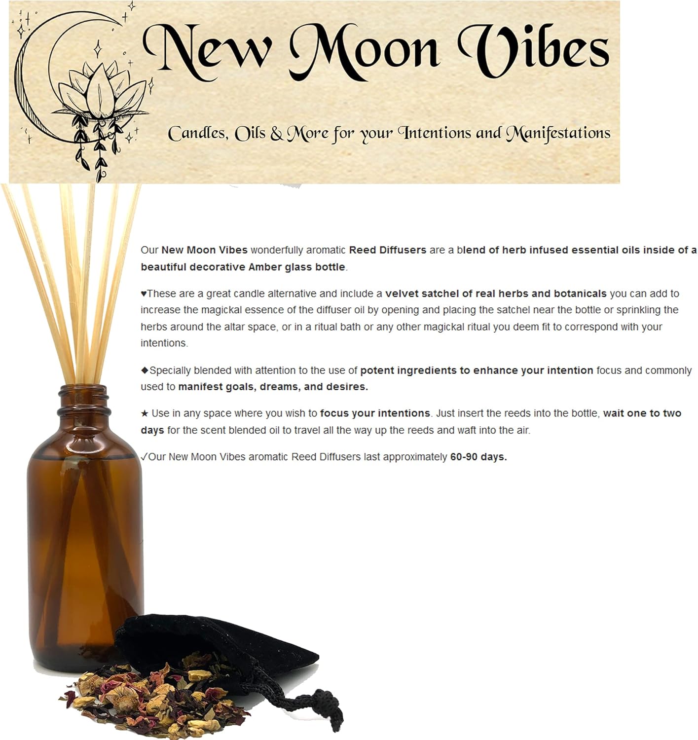 The Tutu Fairy Reed Diffuser Set for Home Protection