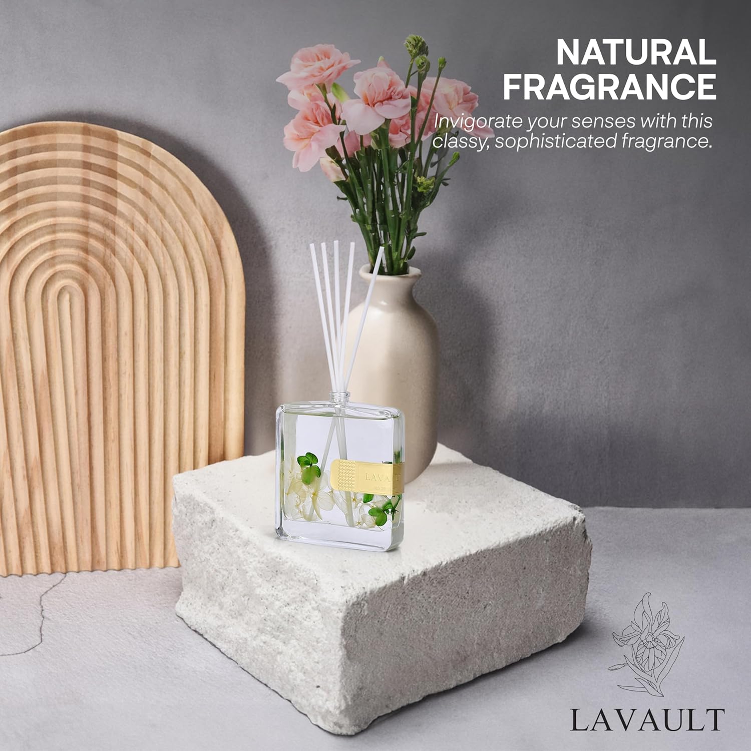 Lavault Ocean Scent Reed Diffuser Set