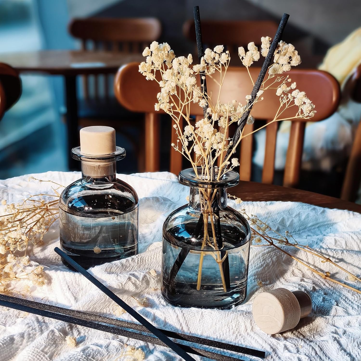 Brakula 2 Pack Reed Diffuser Set with 12 Sticks