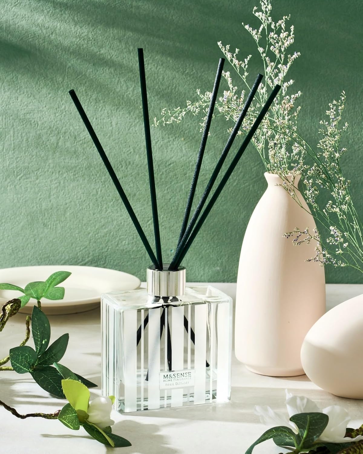 MSENSE Cinnamon Vanilla Reed Diffuser Set
