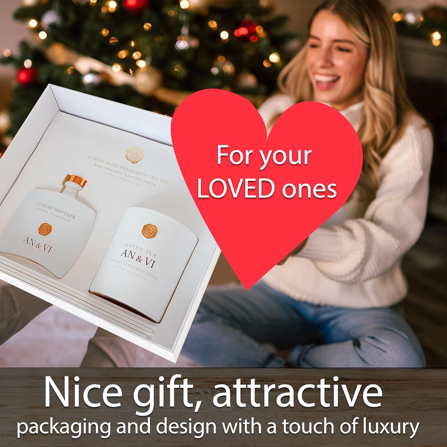 An Vi Lemongrass Green Tea Home Fragrance Set