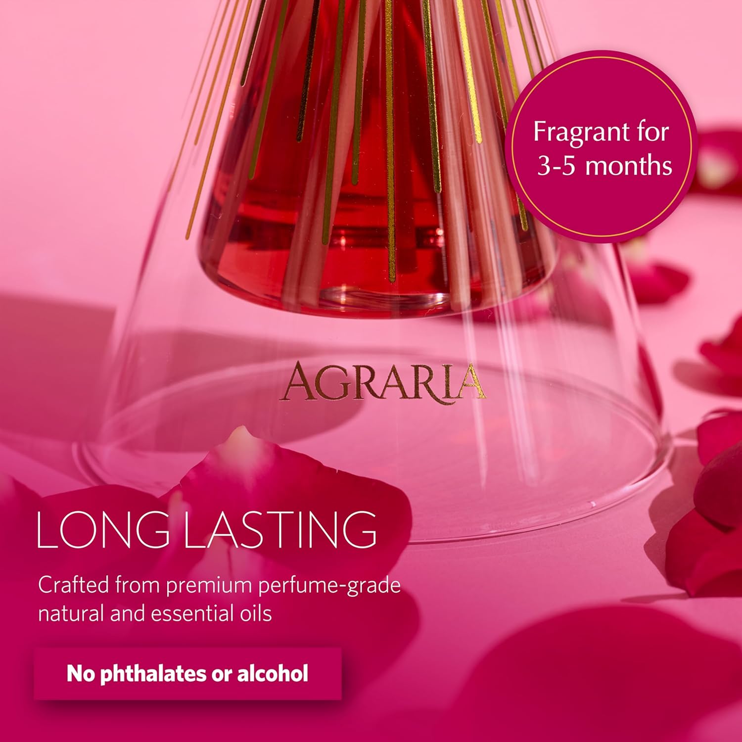 Agraria Cedar Rose Reed Diffuser Set