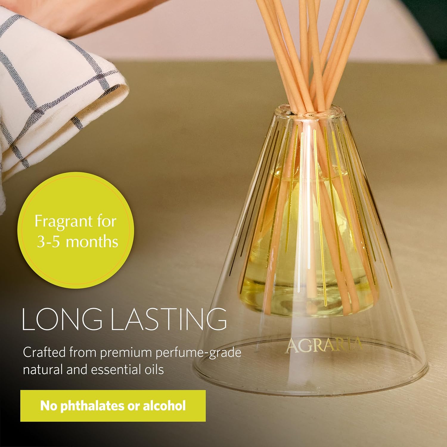 Agraria Lemon Verbena Reed Diffuser Set