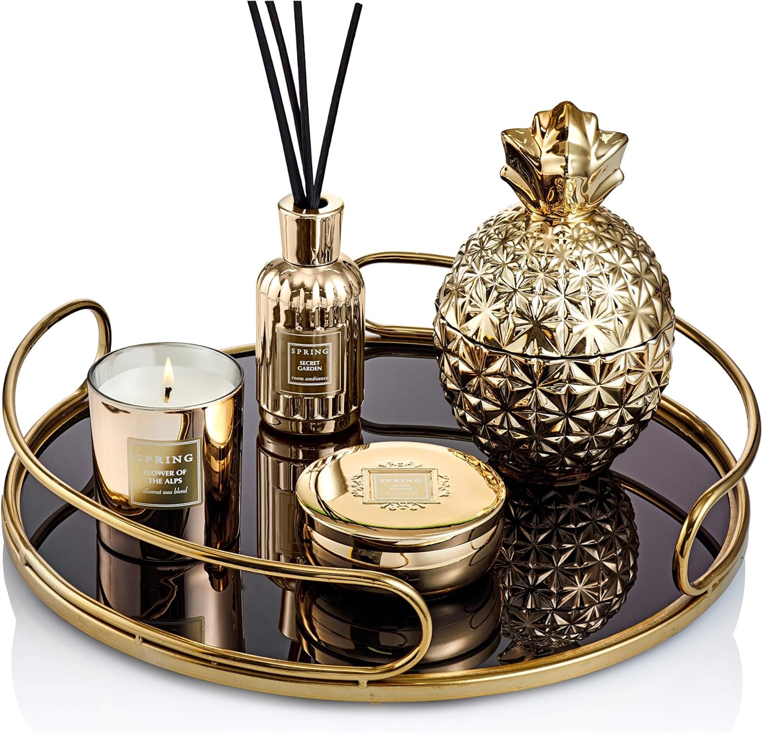 Spring Fragrance Reed Diffuser Set 61 Oz White Flower Aromatics
