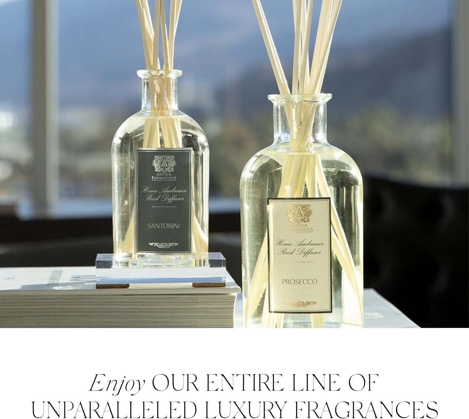 Antica Farmacista Reed Diffuser with Bergamot and Ocean Aria