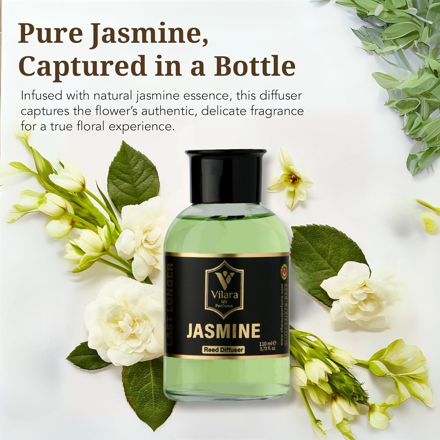 Jasmine Reed Diffuser Set - Luxury Home Fragrance