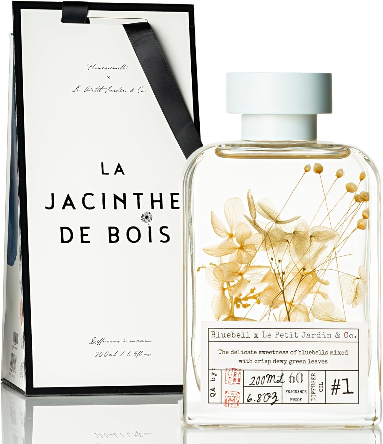 Le Petit Jardin Co Reed Diffuser Gift Set with Bluebell Fragrance