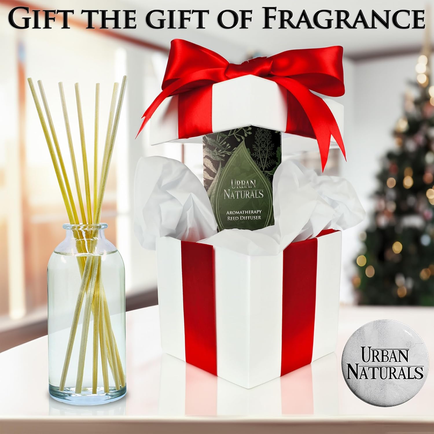 Urban Naturals Sugar Cookies Reed Diffuser Set Fresh Kitchen Scent