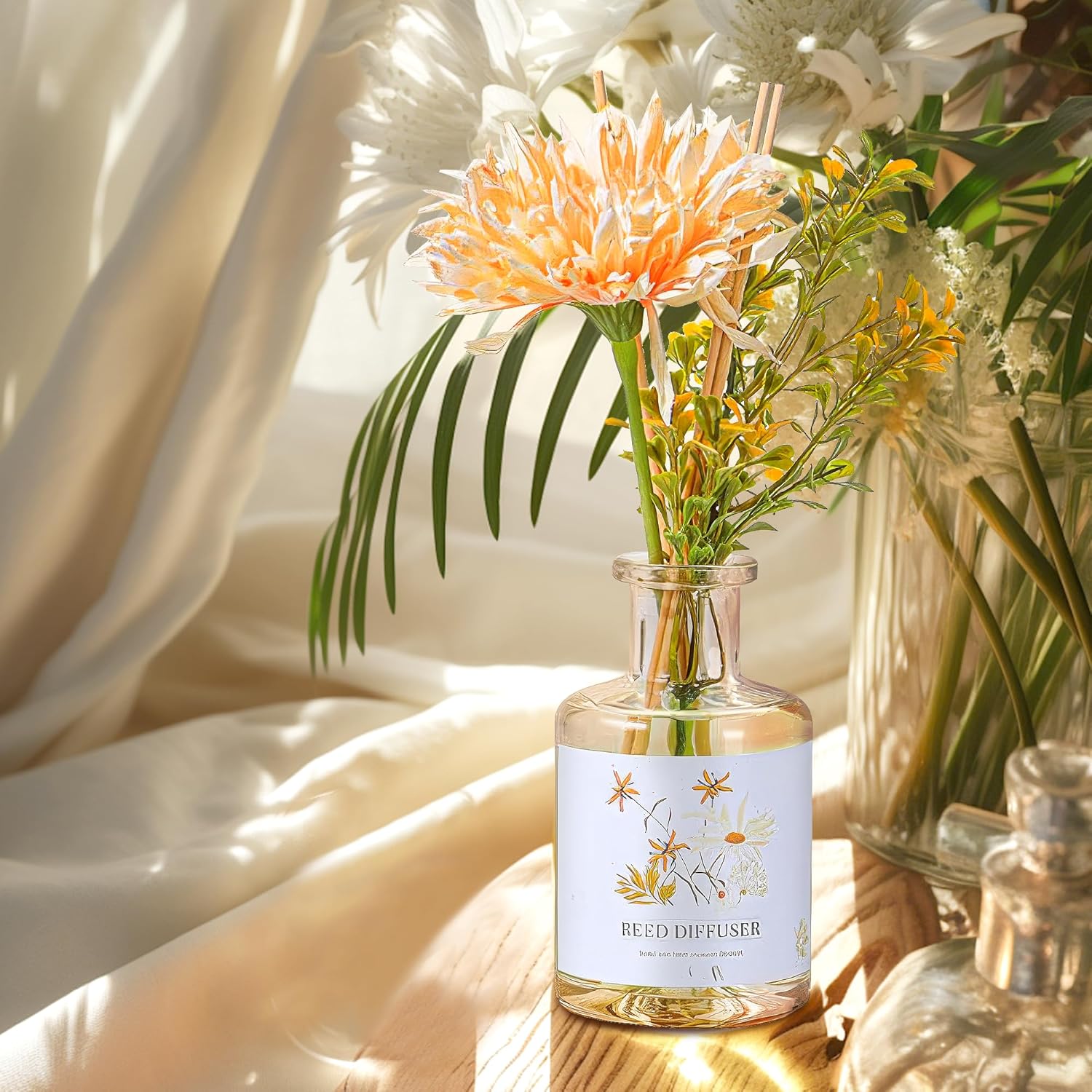 XEPTLE Room Freshener Summer Blossom Reed Diffuser Set