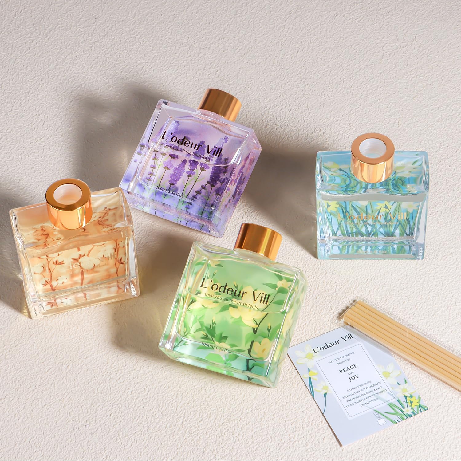 Lodeur Vill Vanilla Reed Diffuser Set 100ML