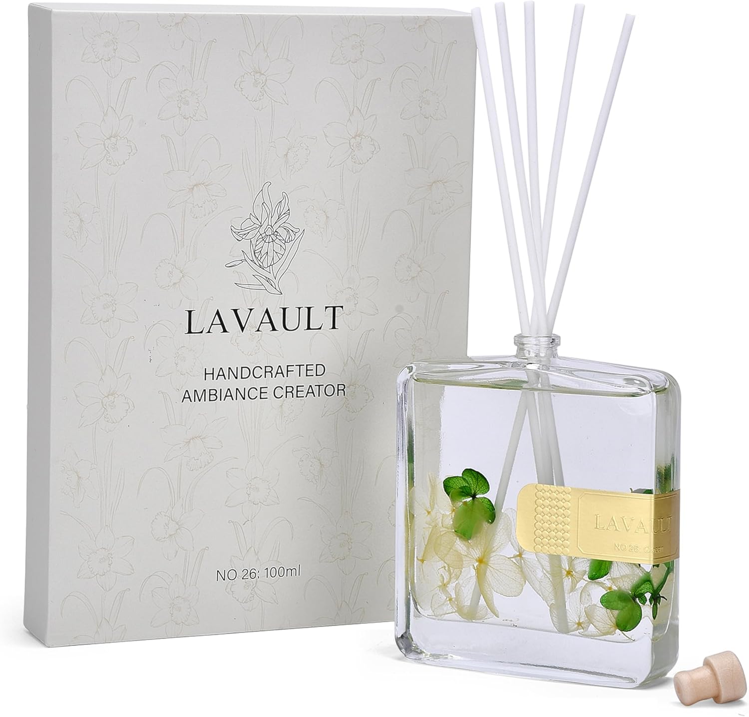 Lavault Ocean Scent Reed Diffuser Set