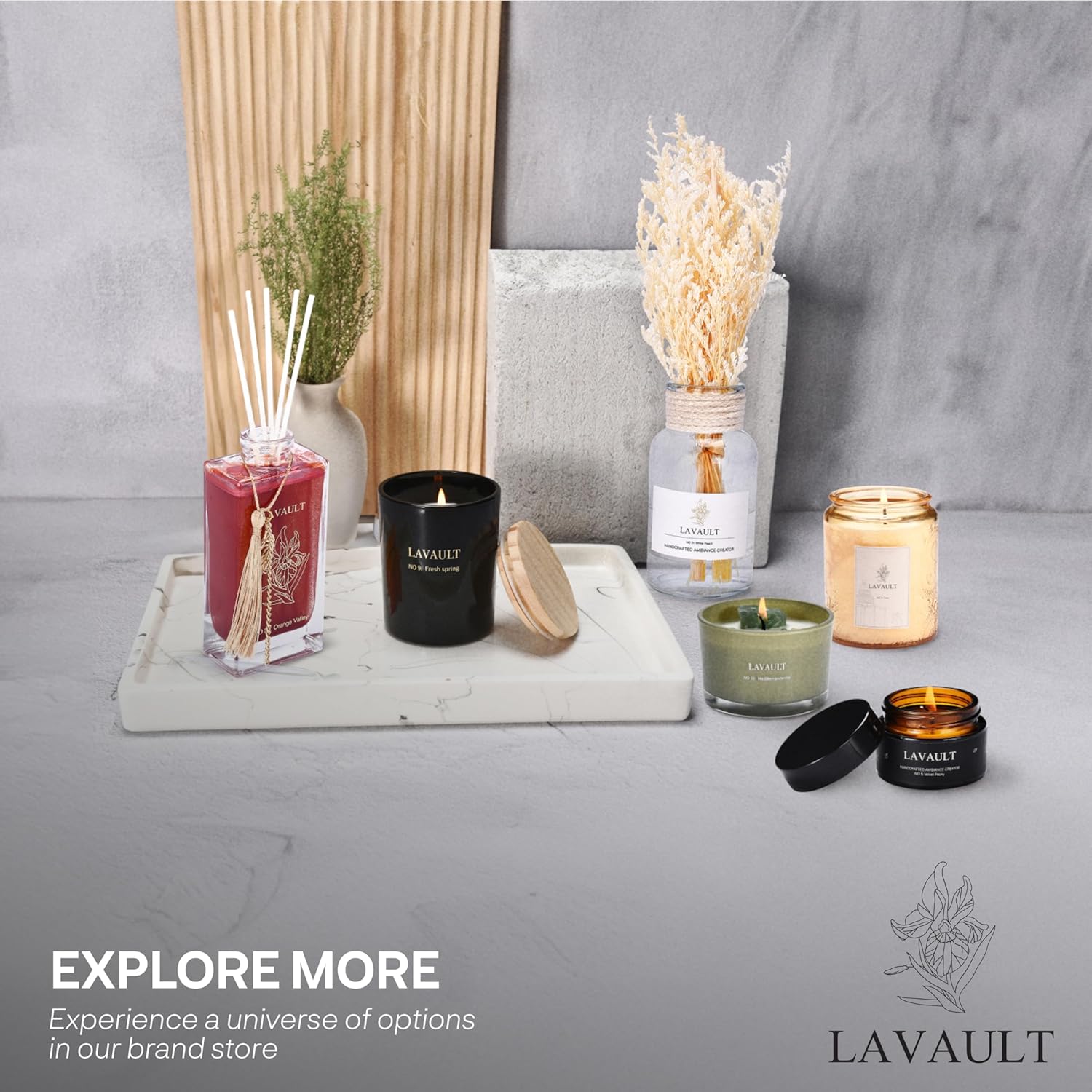 Lavault Reed Diffuser - Orange Valley Aroma