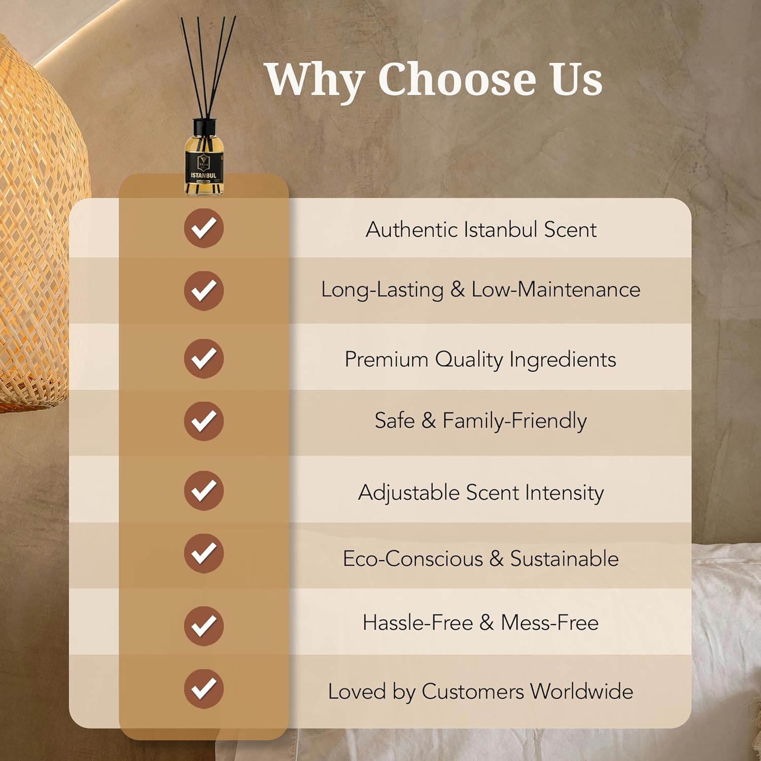 Vilara Reed Diffuser Set Pack of 3 - Mango Oud Istanbul