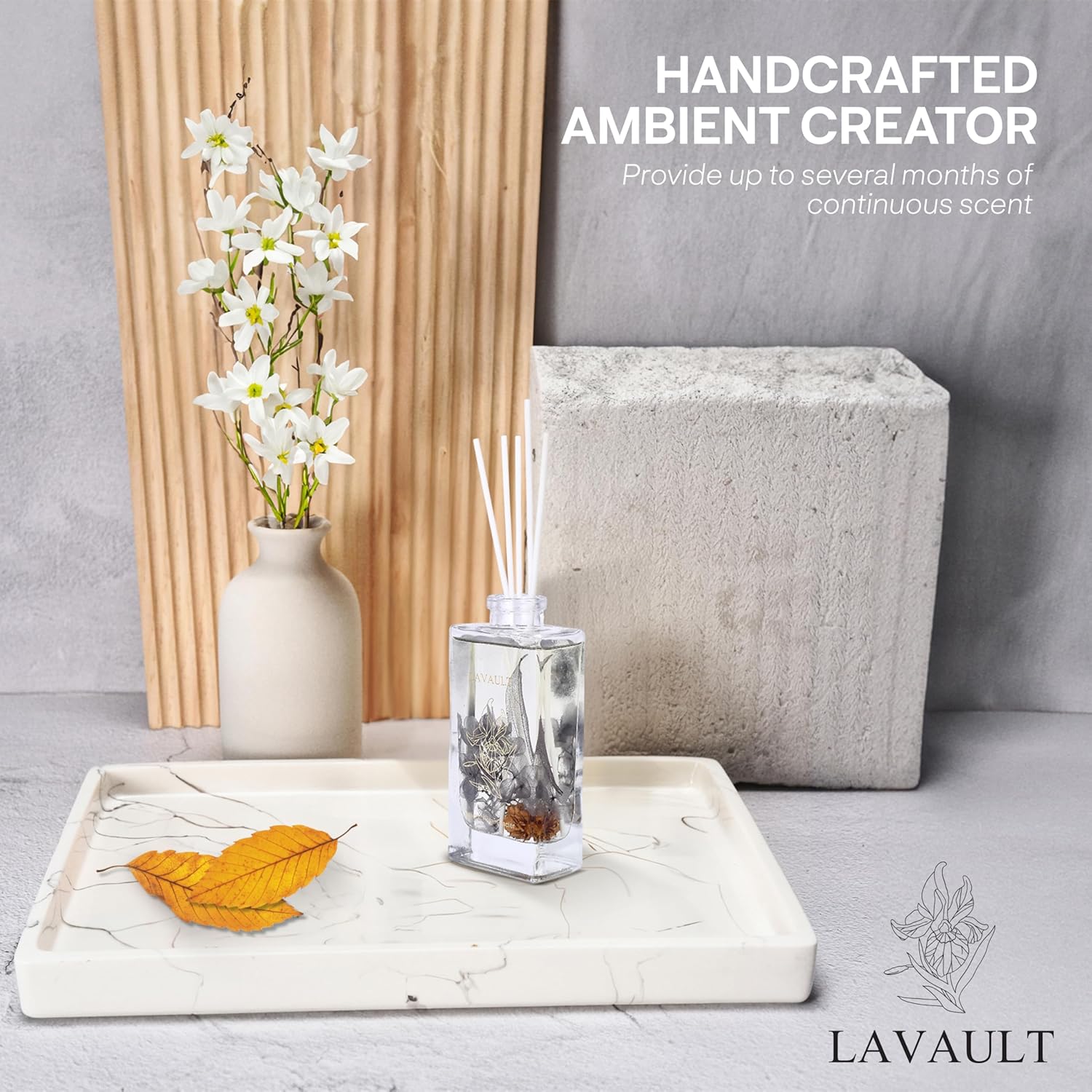 Lavault Reed Diffuser - Natural Fragrance Mood Enhancer