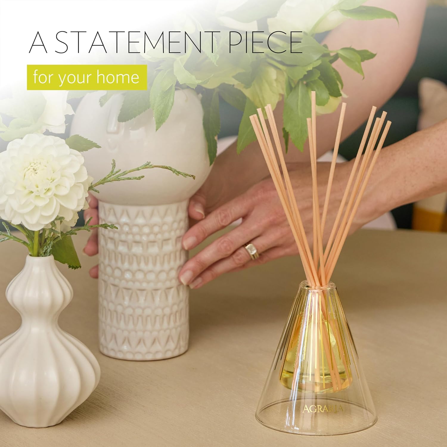 Agraria Lemon Verbena Reed Diffuser Set
