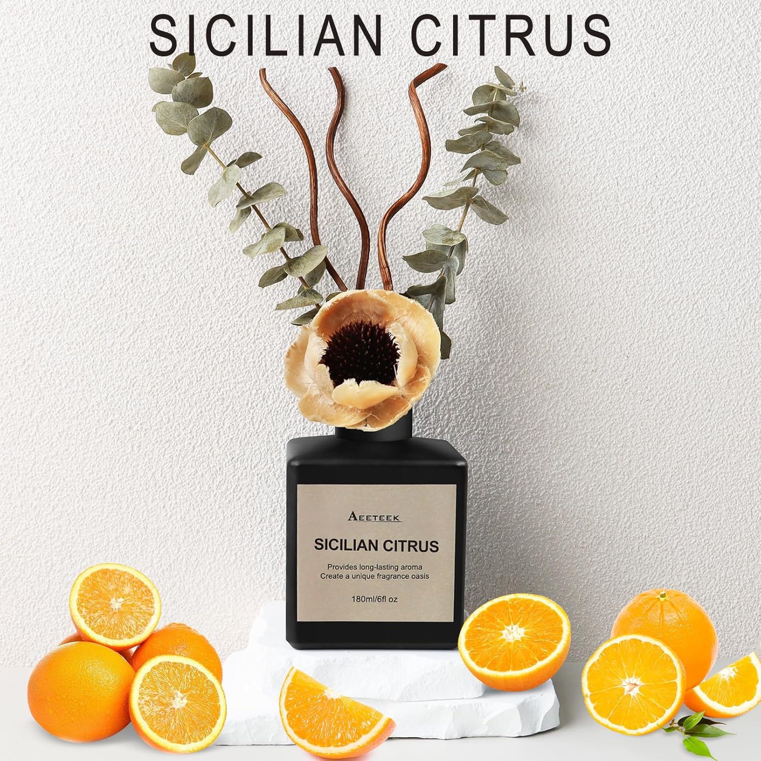 Sicilian Citrus Sweet Orange Reed Diffuser Set