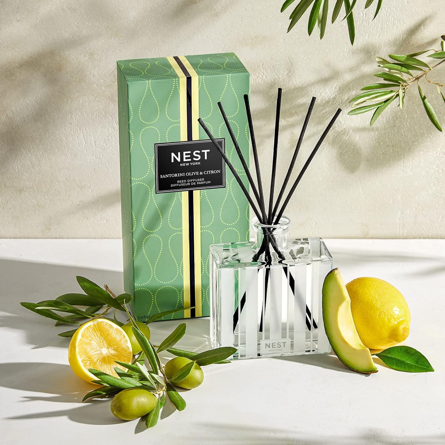 NEST New York Reed Diffuser - Santorini Olive Citron