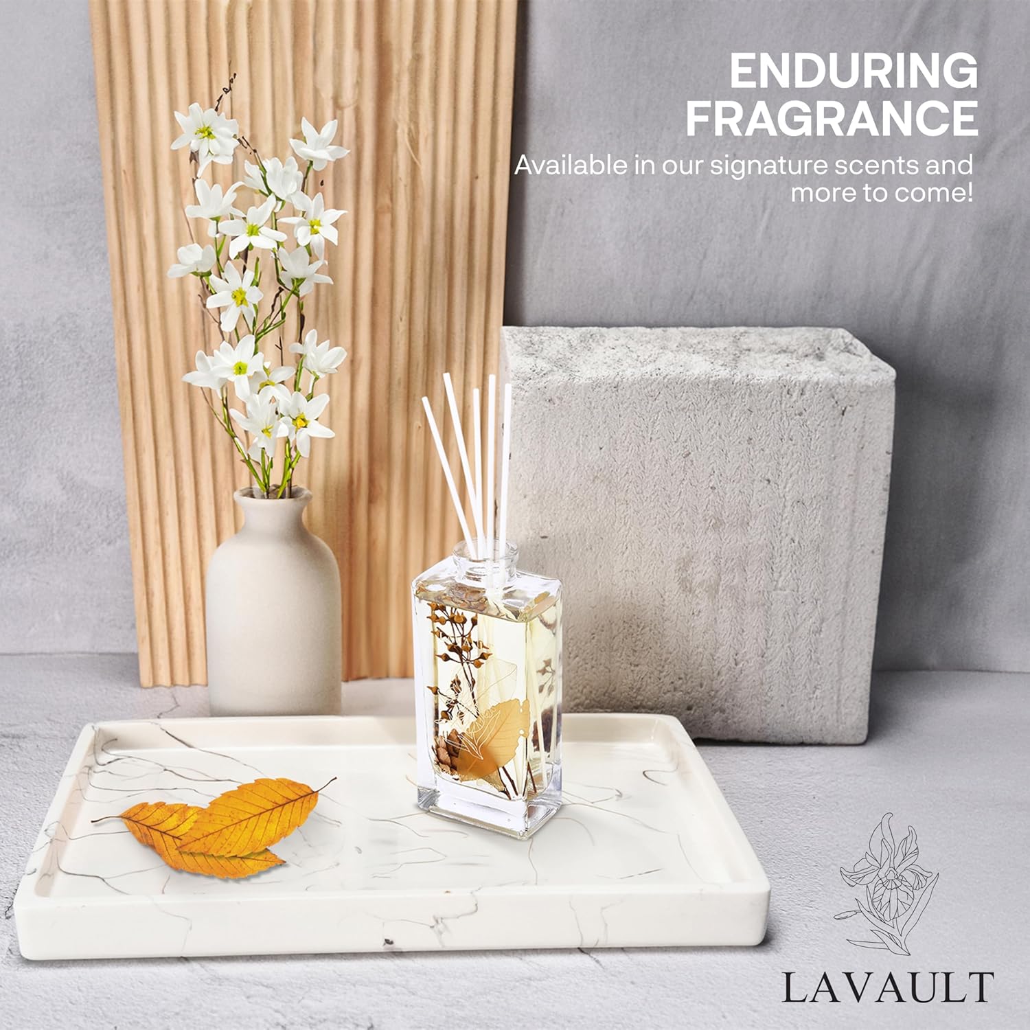Lavault Reed Diffuser - April Aroma Fragrance Set