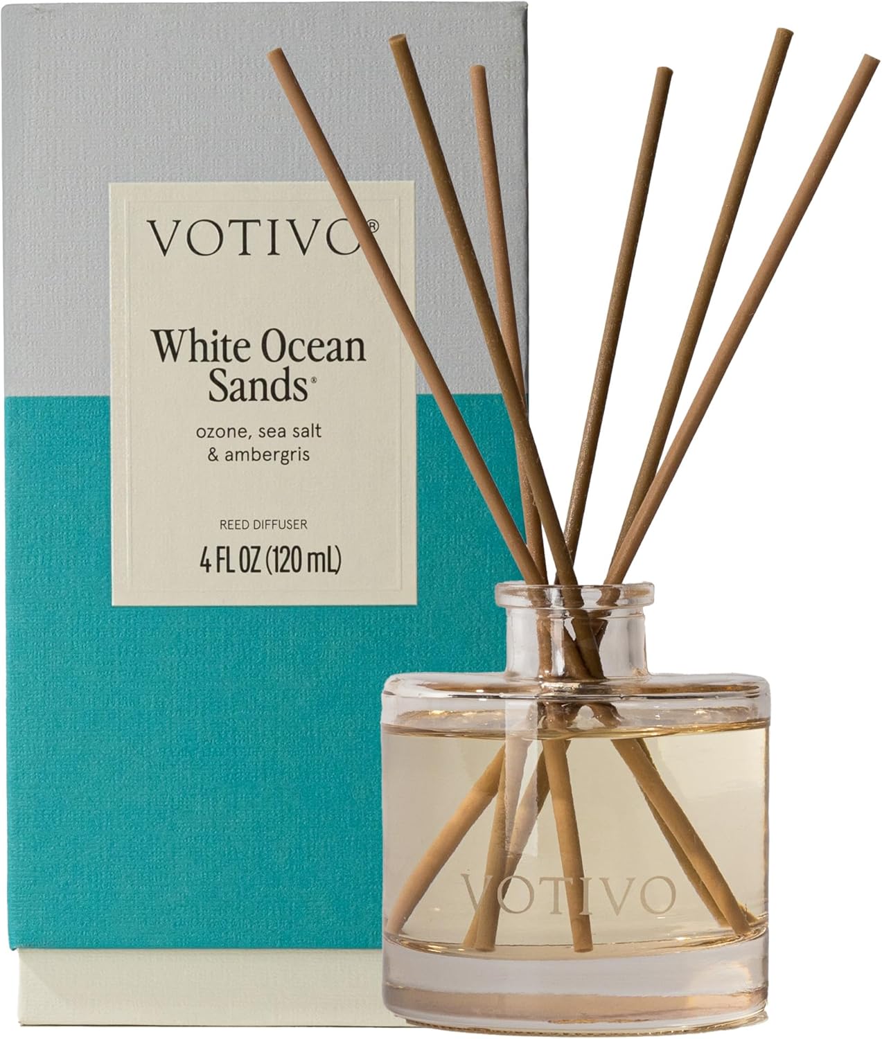 Votivo White Ocean Sands Reed Diffuser Set